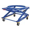 Vestil Steel Adjustable Pallet Carousel Stand with Casters, 1500 lb Capacity, Blue PS-4045/CA-CK